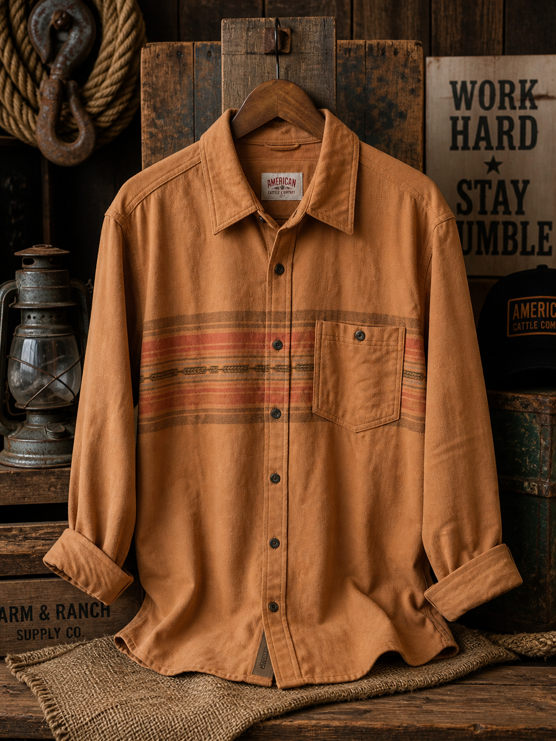 The Dustoff Chamois Western Shirt