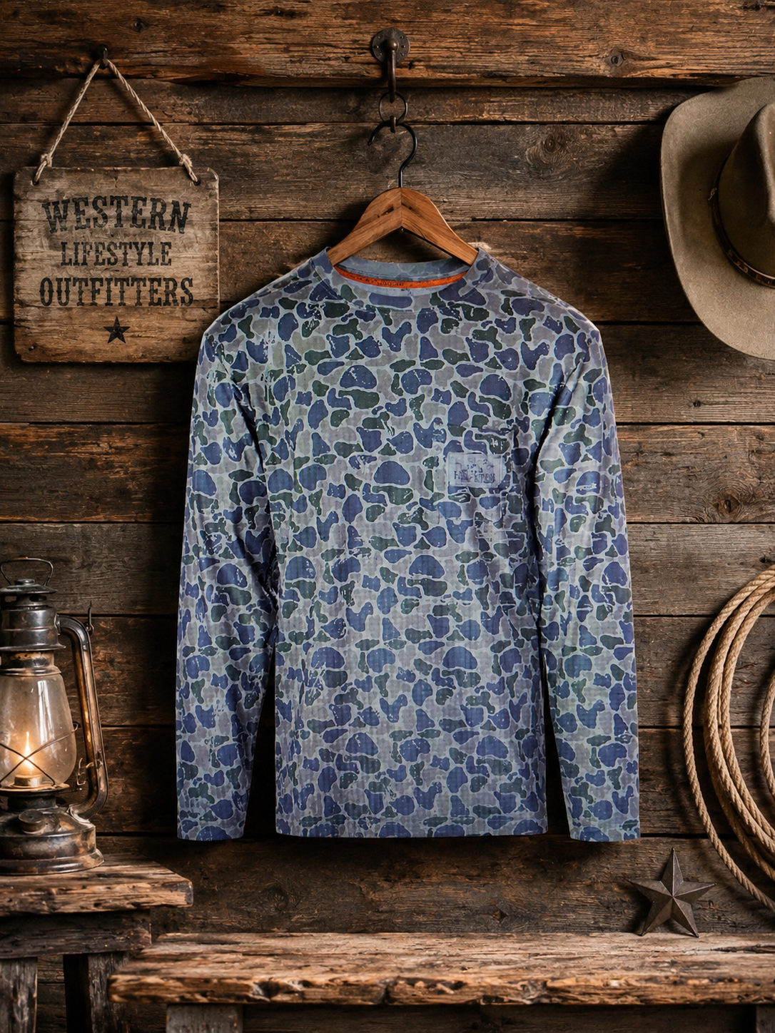 Backwoods Camo Performance Dry-Fit Tee