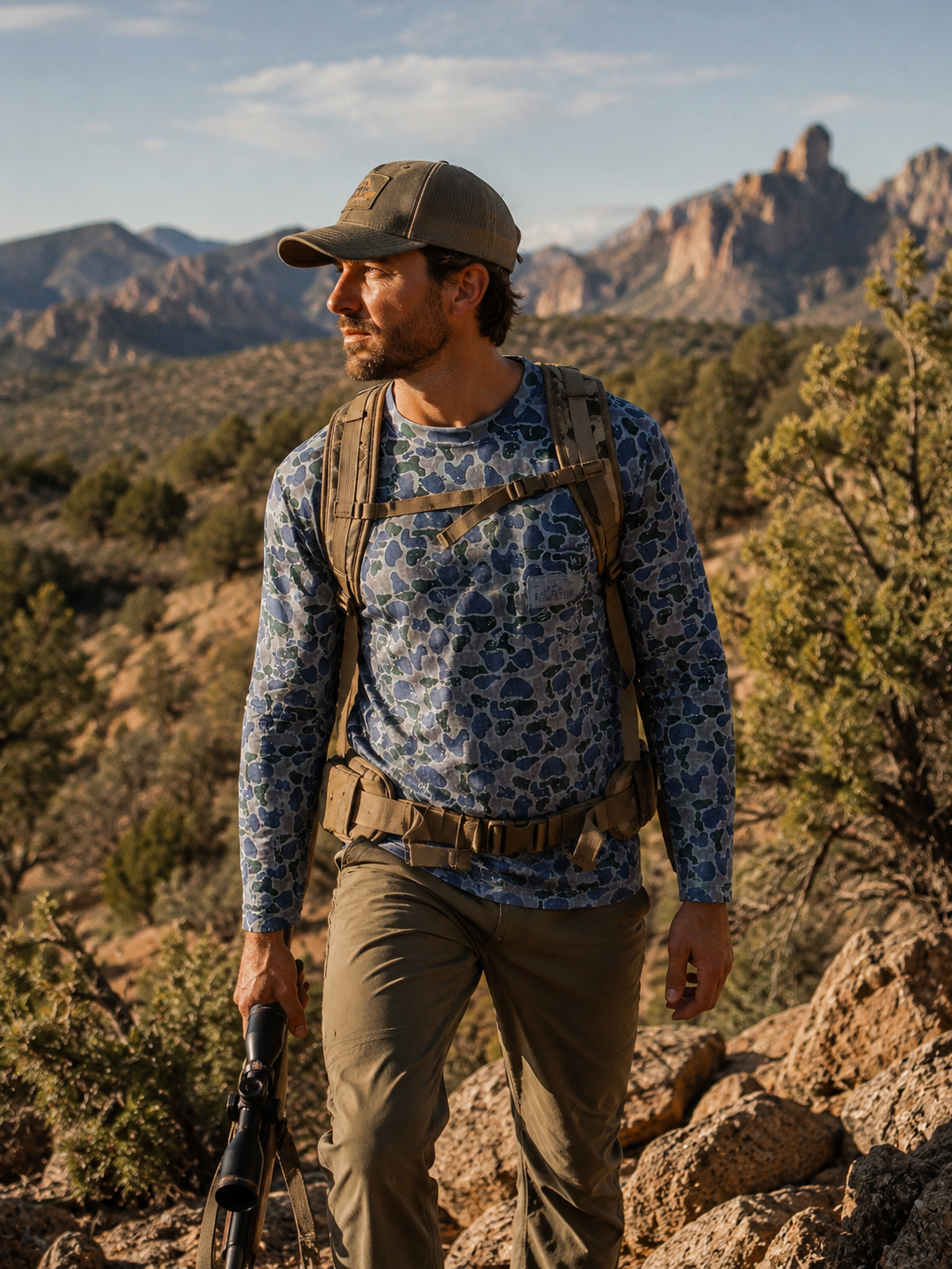 Backwoods Camo Performance Dry-Fit Tee