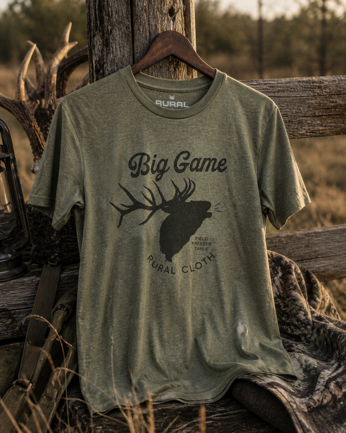 Big Game Bugle Elk Graphic Tee