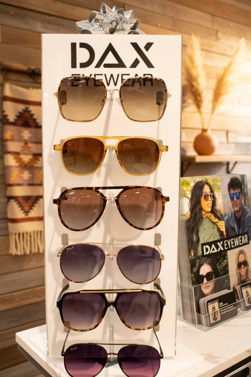 DAX Eyewear Rustic Background