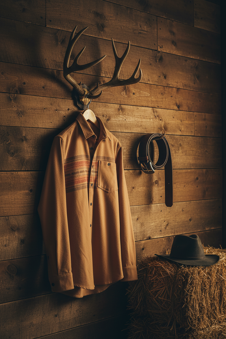 Dustoff Chamois — Tan Barn Display