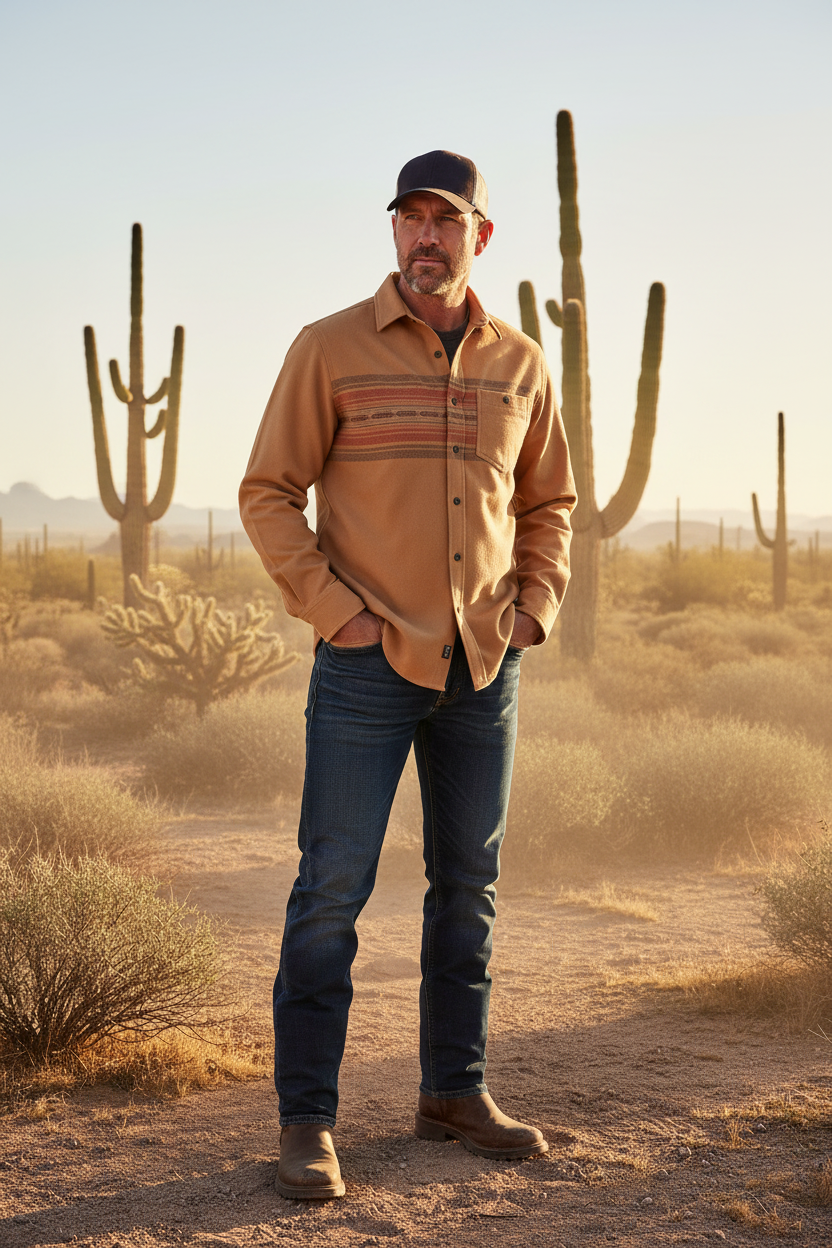 Dustoff Chamois Tan — Desert Lifestyle 1