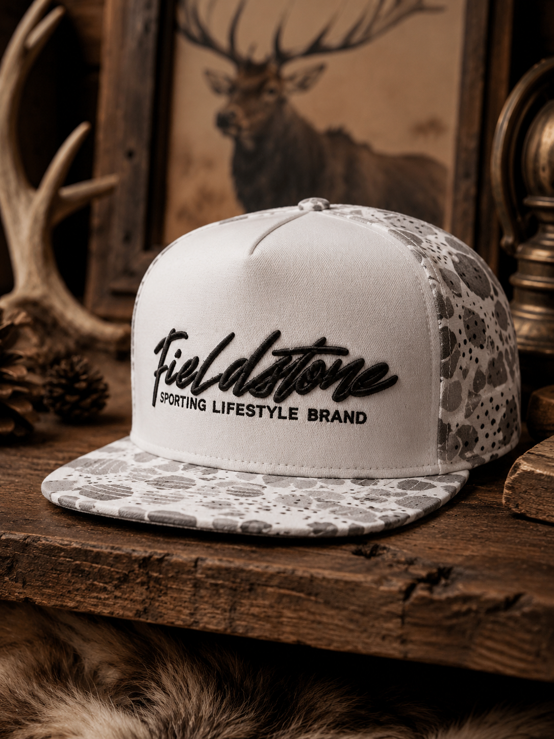 Marsh Camo Script Rope Hat
