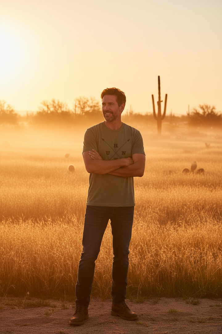 HUNT Tee — Desert Field Lifestyle