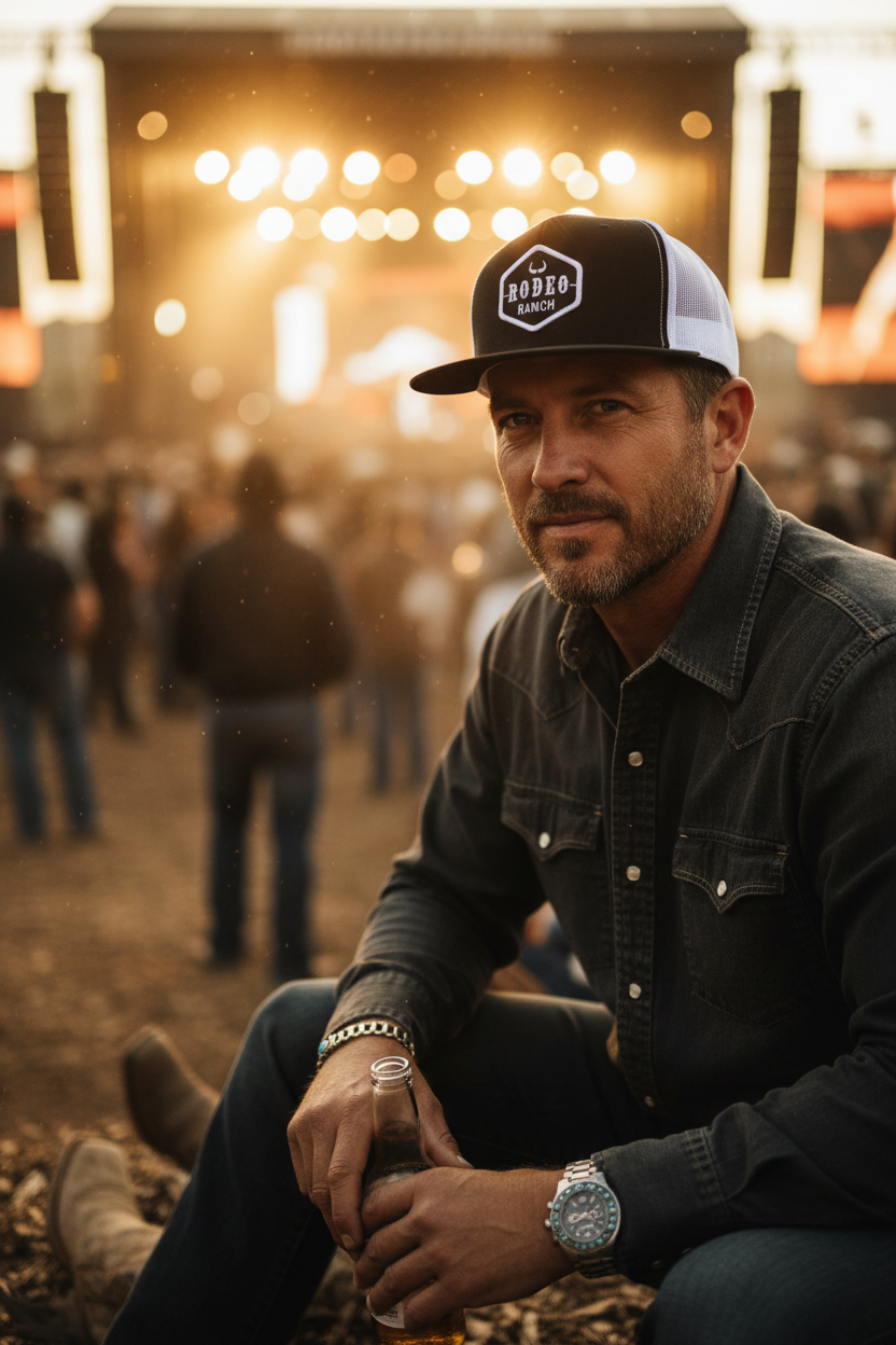 Modern Cowboy at Western Concert