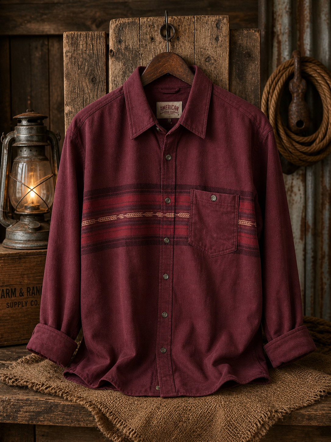 The Dustoff Chamois Western Shirt
