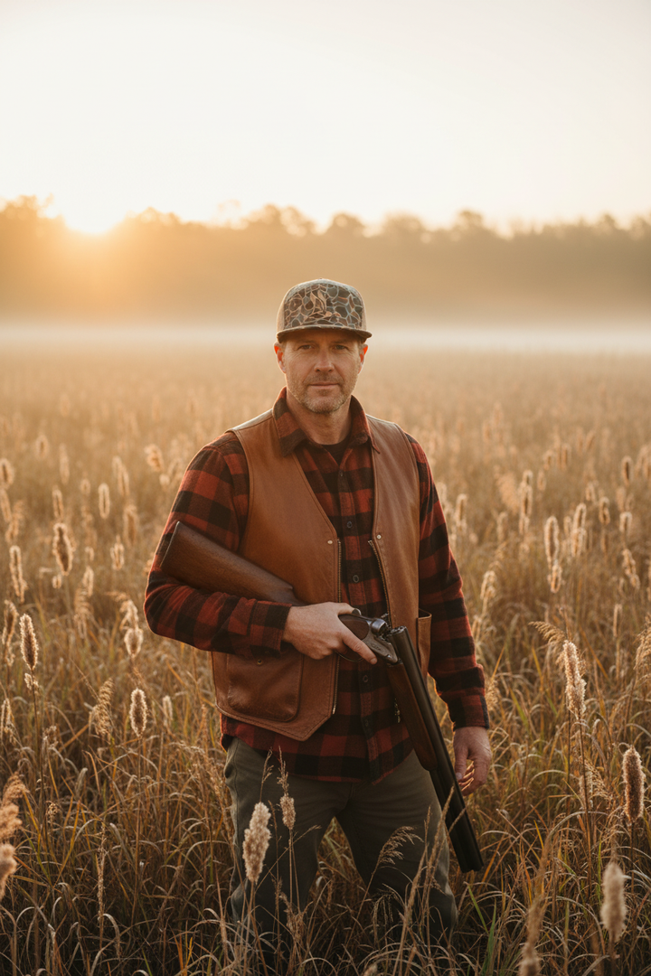 Roost Camo Flatbill Snapback — Male Bird Hunter Lifestyle