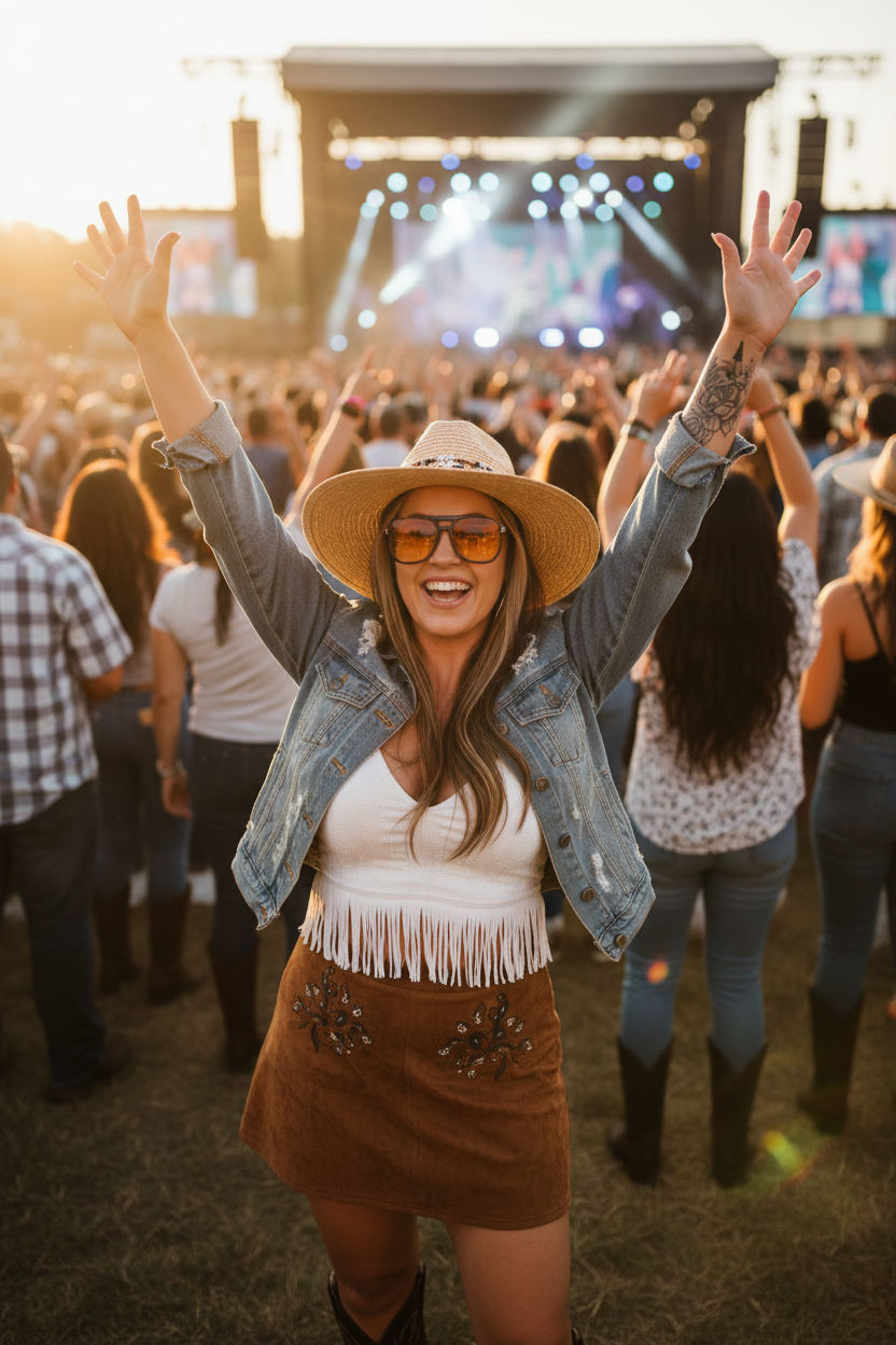 Skye Amber Country Concert Lifestyle